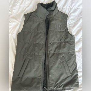 North Face Reversible Sherpa puffer vest